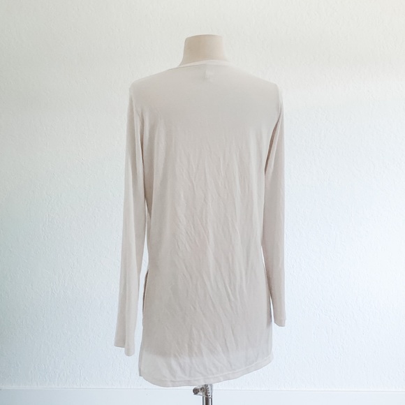 NBW AMERICAN APPAREL White Long Sleeve Shirt - Picture 3 of 6